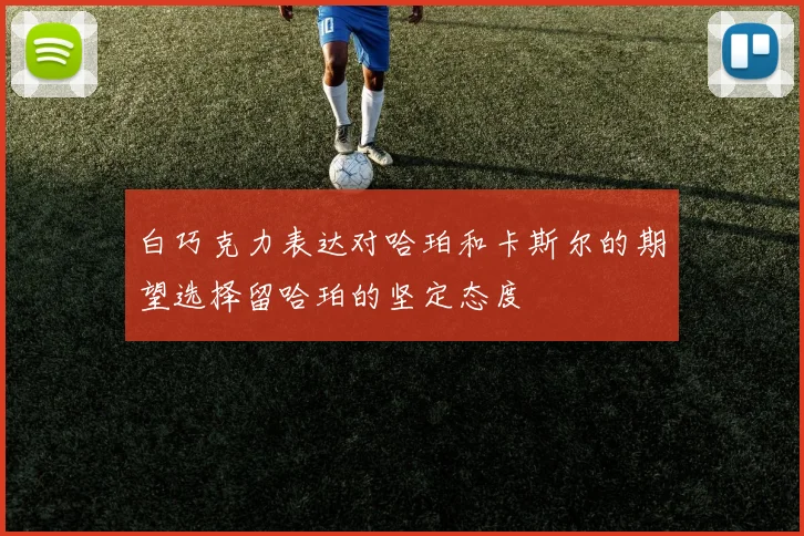 白巧克力表达对哈珀和卡斯尔的期望选择留哈珀的坚定态度